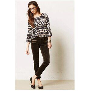 Anthropologie | AG Stevie Ankle Moto Cords Moss